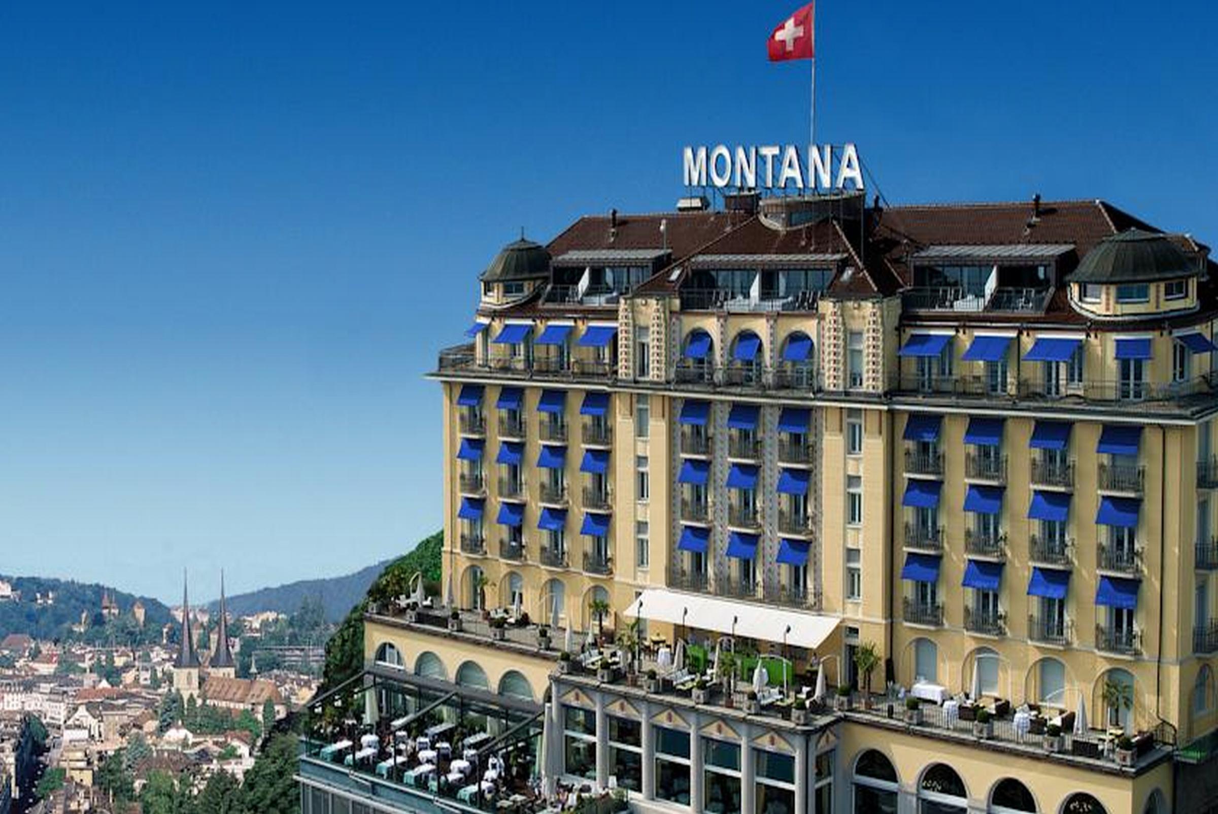 Art Deco Hotel Montana Lucerna Zewnętrze zdjęcie