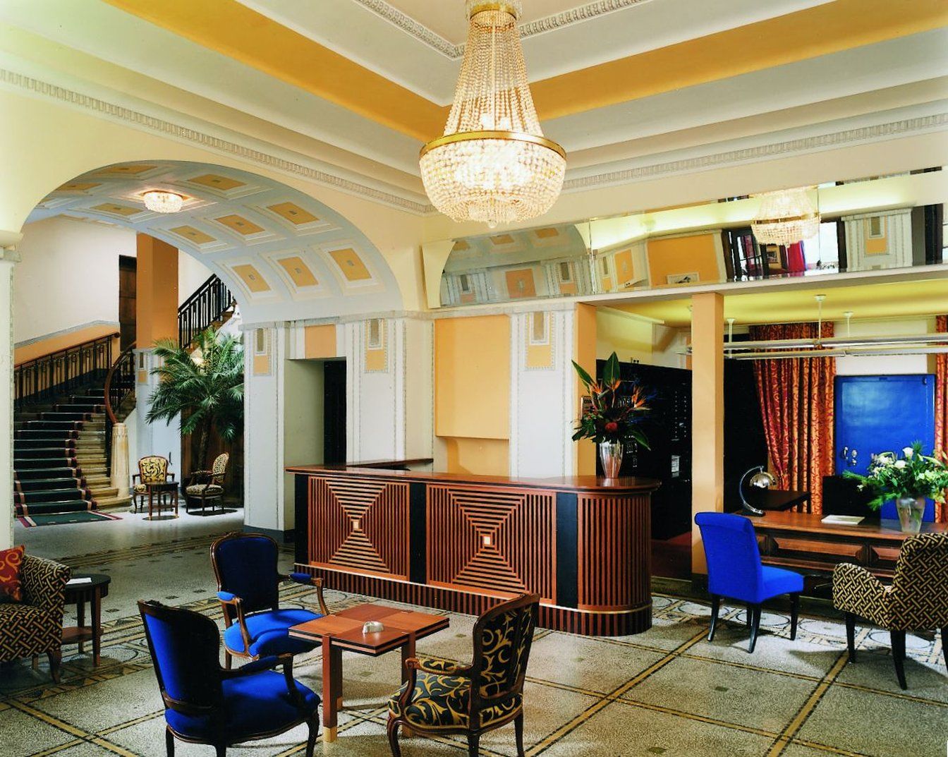 Art Deco Hotel Montana Lucerna Wnętrze zdjęcie